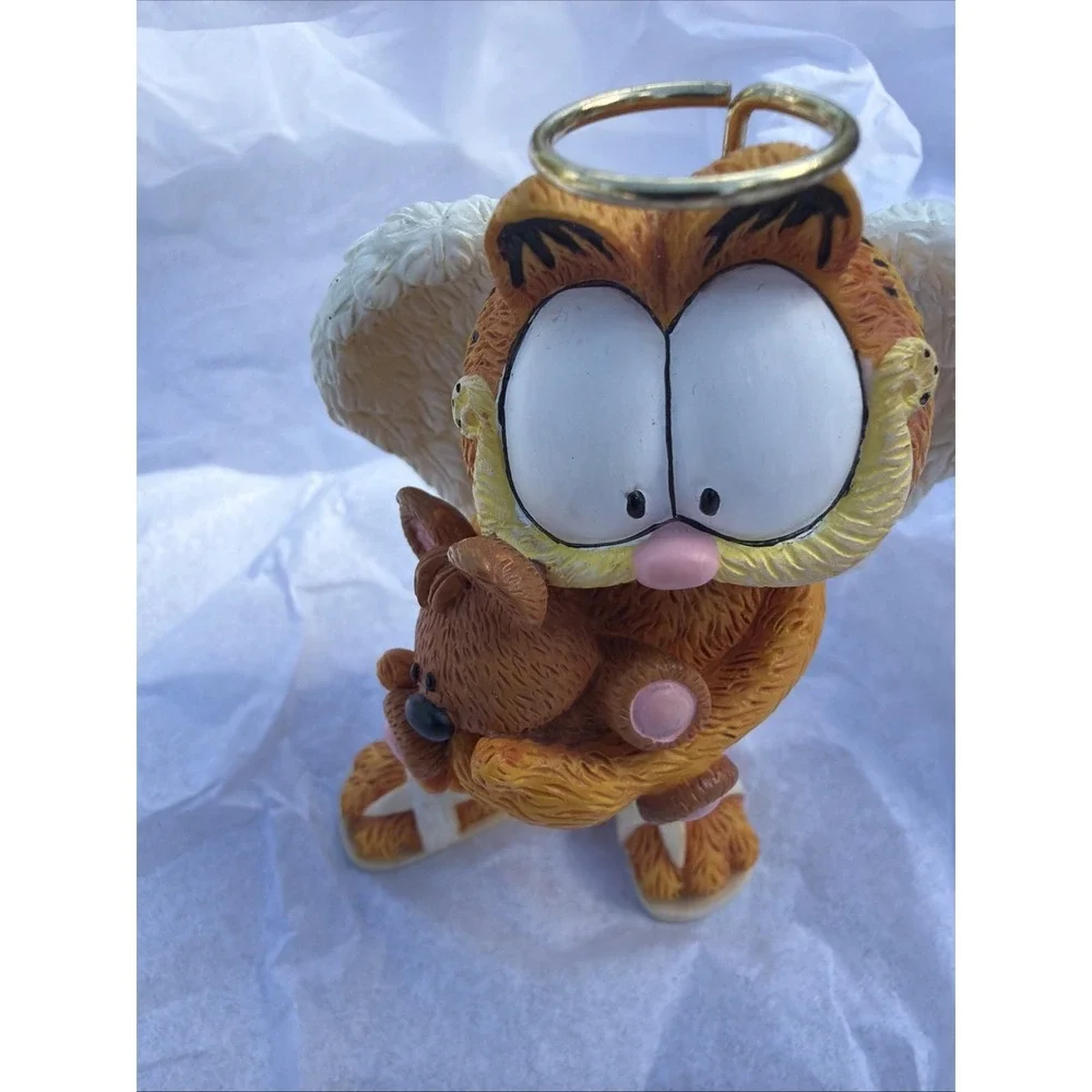 GARFIELD Pooky Westland Vtg 2342 PAWS Figurine Angel 4